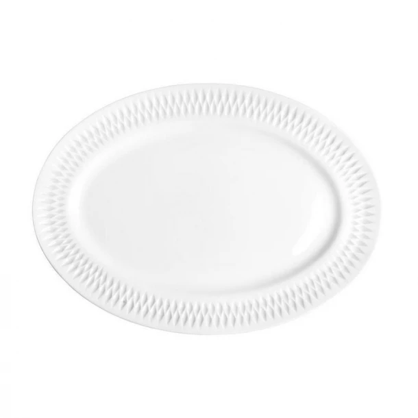 Πιατέλα Σερβιρίσματος Πορσελάνης White PW43 Diamante Oriana Ferelli 36εκ. PRPW430006