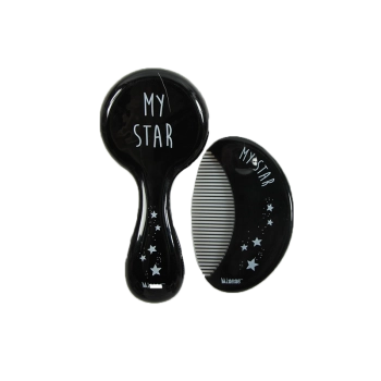 Σετ Βρεφική Βούρτσα & Χτενάκι Minene Baby Set Hair Black 18319006190OS