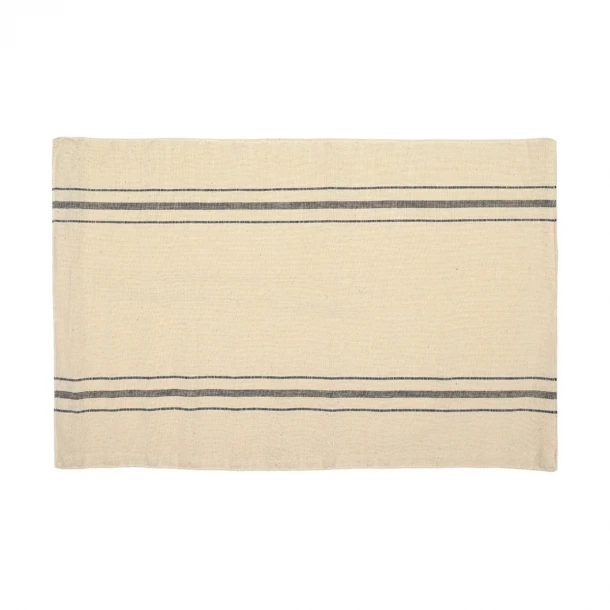 Σουπλά Βαμβακερό Μπεζ-Γκρι 50x35εκ. Rustic Estia 07-37932