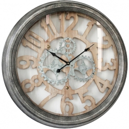 Ρολόι Τοίχου Μεταλλικό-Ξύλινο ARTELIBRE 62x6εκ. 14650030