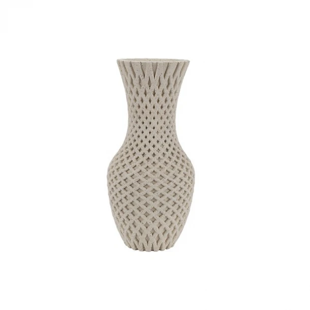 Βάζο Polyresin Μπεζ 14x14x26εκ. ESTHETI 819-01592