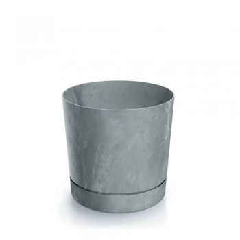 Κασπώ Πλαστικό Γκρι Φ18x17,5εκ. Tubo P Beton Effect Concrete iliadis 472218