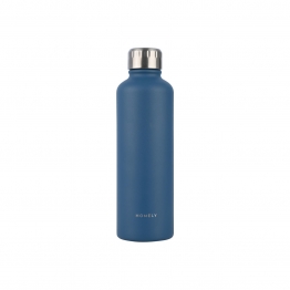 Θερμός-Μπουκάλι Ανοξείδωτο Flask Homely Indigo Blue 500ml-7x7x23εκ. Estia 01-32616