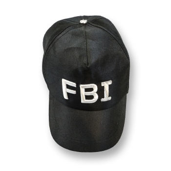 Καπέλο Ενηλίκων Τζόκευ FBI Μαύρο One Size CARNAVALista 3-1952