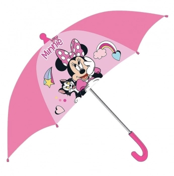 Ομπρέλα Παιδική Minnie Λευκό-Ροζ Φ70εκ. Disney 20-1173