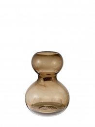 Βάζο Χειροποίητο Γυάλινο Καφέ 17x17x25εκ. Zen Collection 25.25.51447