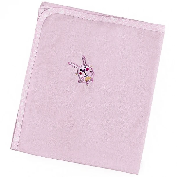 Πάνα Βαμβακερή Bebe 90x90εκ. Elephant Ροζ 30221