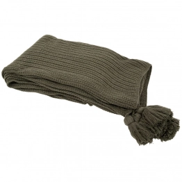 Ριχτάρι Πλεκτό Πράσινο Με Φούντες 130x170εκ. iliadis 91735