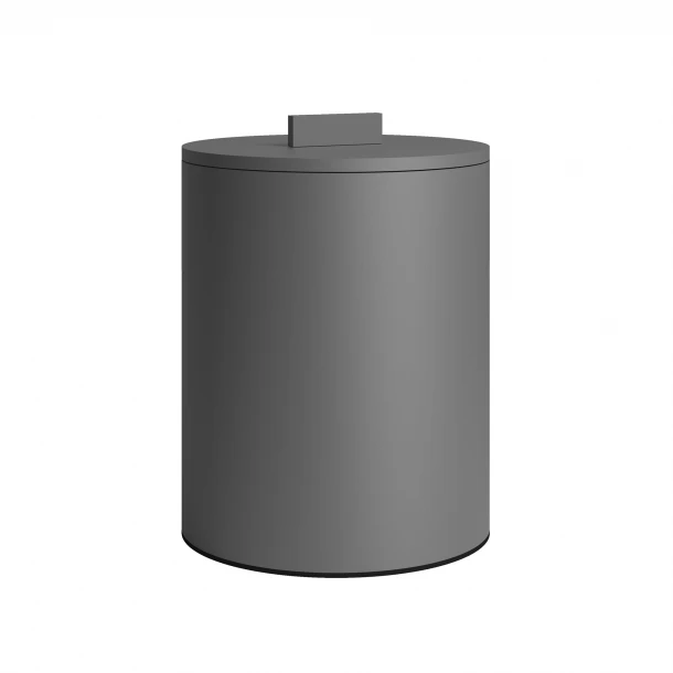 Καλάθι Απορριμμάτων Πάγκου 6lt Ανοξείδωτο Matt Concrete Grey Pam & Co Φ20x25εκ. 2326-163