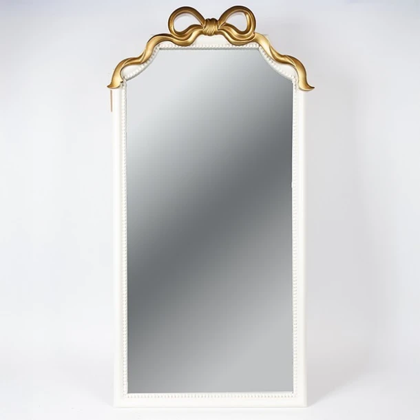 Καθρέπτης Τοίχου Polyresin Λευκός-Χρυσός 61x4x119εκ. ESTHETI 811-10002