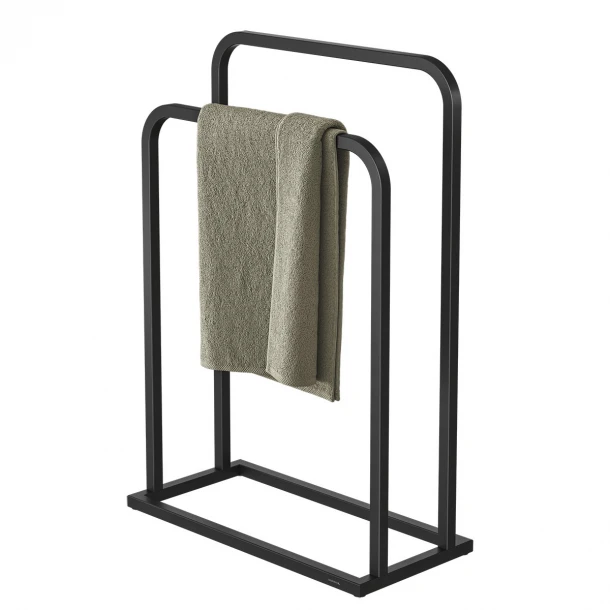 Κρεμάστρα Επιδαπέδια Ανοξείδωτο Ατσάλι 52x25x76εκ. Μαύρη Sealskin 800787