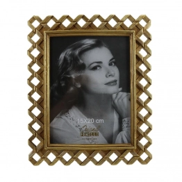 Κορνίζα Polyresin Χρυσή 15x20εκ. Oriana Ferelli® XL24040168