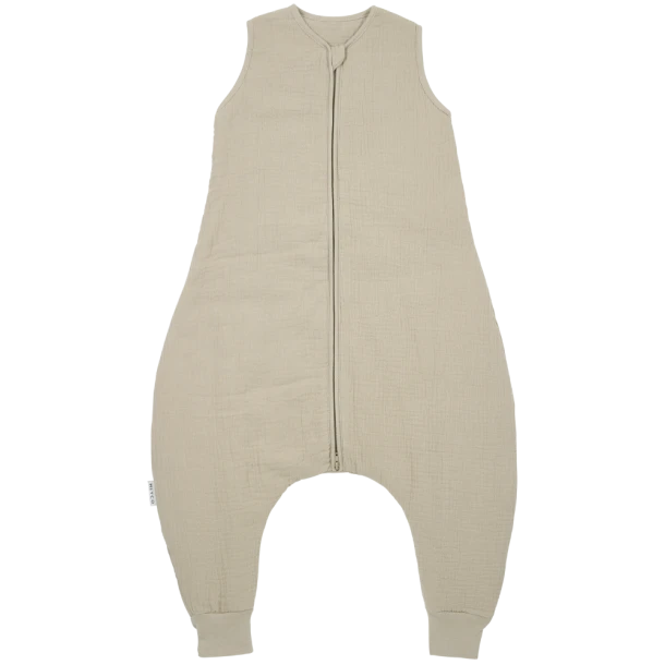 Υπνόσακος Βαμβακερός Με Ποδαράκια 2.0Tog 9-18 Μηνών/74-86εκ. Muslin Sand Meyco MEY-247.000.33.04