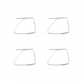 Κλιπ-Πιάστρες Σετ 4τμχ Για Τραπεζομάντηλα Ανοξείδωτο 6x4εκ. Estia 01-7003