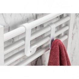 Κρεμαστράκια Πετσετών Σετ 4τμχ Πλαστικά Λευκά Max Home AY00000771