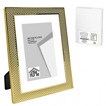 Κορνίζα Ανοξείδωτη Χρυσή 10x15εκ. Homie 12-2053