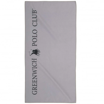 Πετσέτα Γυμναστηρίου Microfiber 45x90εκ. Essential 4184 Grey-Black Greenwich Polo Club