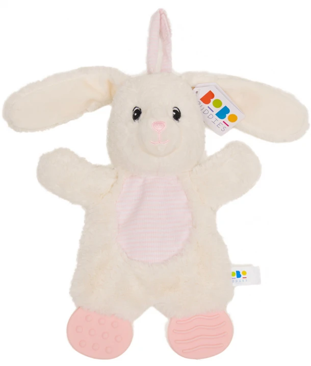 Μασητικό Bobo Teether 18x25εκ. Ροζ Betsie BOB-2TEE-BN