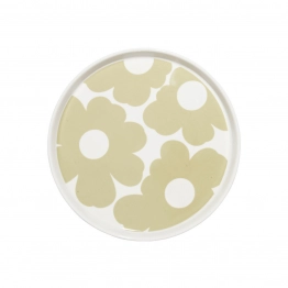 Πιάτο Φρούτου Πορσελάνης 20,5x1,7εκ. Bloom Beige Estia 07-38960