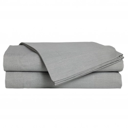 Σεντόνι Μεμονωμένο Polycotton Μονό 170x260εκ. Casual 5452 Grey Das Home