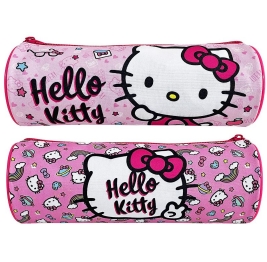 Κασετίνα Βαρελάκι Hello Kitty 23x8εκ. Justnote 50-3518