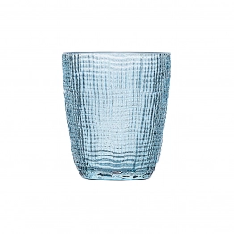 Ποτήρι Γυάλινο Νερού Χαμηλό Μπλε 310ml Roche Estia 07-39455