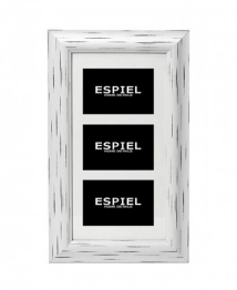 Κορνίζα Τοίχου 3 Θέσεων ESPIEL 28,5x1,5x48,5εκ. ECO347