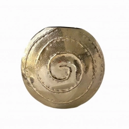 Βάζο Μεταλλικό Χρυσό 40x16x37εκ. Art Et Lumiere