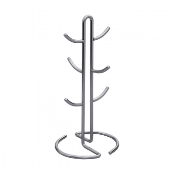 Βάση Για Κούπες 6 Θέσεων Nickel 19,2x38,2εκ. Estia 01-7614