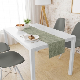 Runner Μονόχρωμο Polycotton Αλέκιαστo 40x180εκ. Panama Shadow Olive DimCol