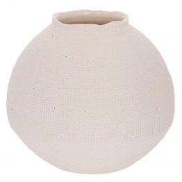 Βάζο Κεραμικό Λευκό 26x26x21εκ. iliadis 92125