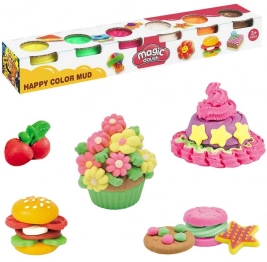 Μαγική Ζύμη Σετ 6 Χρωμάτων 31x5x4εκ. Toy Markt 71-3540