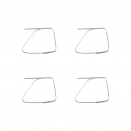 Κλιπ-Πιάστρες Σετ 4τμχ Για Τραπεζομάντηλα Ανοξείδωτο 6x4εκ. Estia 01-7003