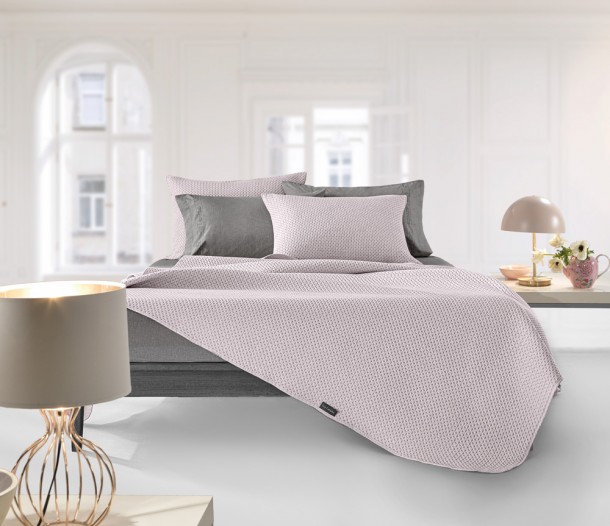 Σετ Κουβερλί Microfiber Υπέρδιπλο 220x240εκ. Idol Sepia Guy Laroche