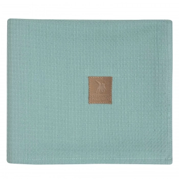 Κουβέρτα Κούνιας Πικέ Βαμβακερή 110x150εκ. Essential Baby 8869 Mint Greenwich Polo Club