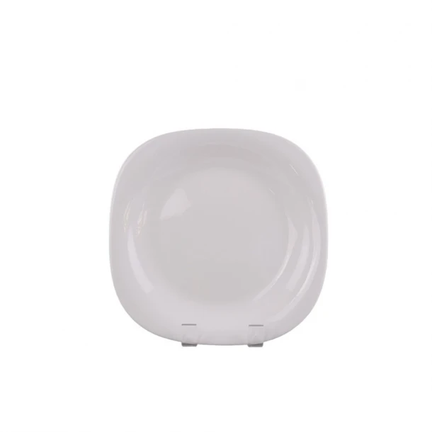 Πιάτο Φρούτου Γυάλινο Λευκό 21,5εκ. Hudson Eaton