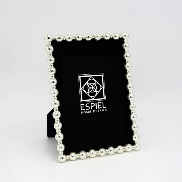 Κορνίζα Μεταλλική Ασημί ESPIEL 20x25εκ. FAM771