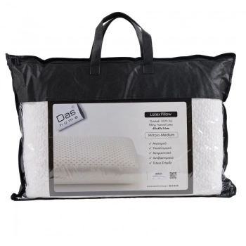 Μαξιλάρι Ύπνου Μέτριας Σκληρότητας 60x40εκ. Latex Anatomic 1038 Λευκό Das Home