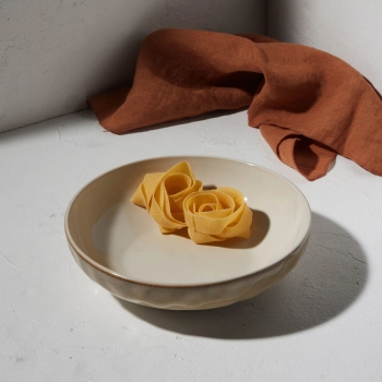 Σαλατιέρα Stoneware Ivory 23x23x8,6εκ. Vignette Estia 07-24345