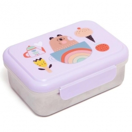 Lunchbox Ανοξείδωτο Apple of my Eye 17x13x6,5εκ. Petit Monkey PTM-LB27