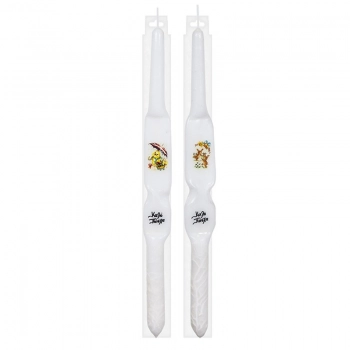 Λαμπάδα Πλακέ Καλό Πάσχα 40εκ. Bunny's 73-1479