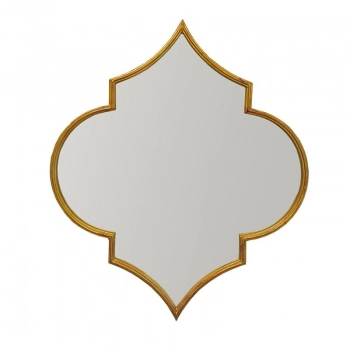 Καθρέπτης Τοίχου Μεταλλικός Χρυσός Art Et Lumiere 69,5x2,5x80εκ. 06633