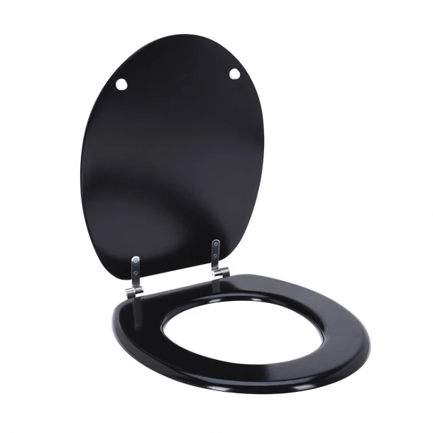 Καπάκι Λεκάνης MDF 42,5x37x1,5εκ. Black MRShome 0053000