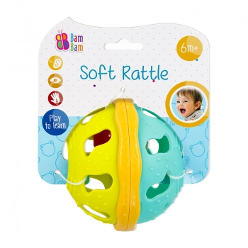 Κουδουνίστρα Βρεφική Μπάλα BamBam BAM466602