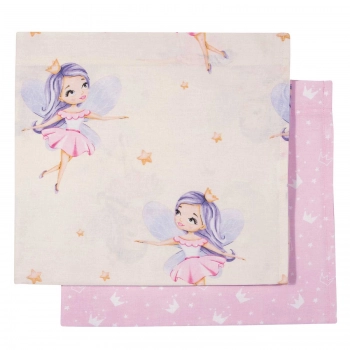 Σετ Σεντόνια Βαμβακερά Λίκνου 70x120εκ. Essential 8868 Pink Greenwich Polo Club