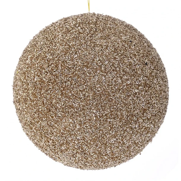 Χριστουγεννιάτικη Μπάλα Polyfoam Σαμπανί Glitter 20εκ. iliadis 83544