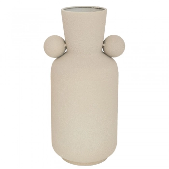 Βάζο Μεταλλικό Κρεμ 15x15x34,5εκ. iliadis 92558