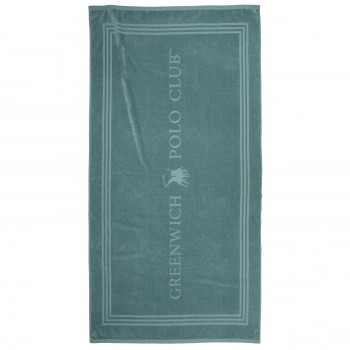 Πετσέτα Θαλάσσης Βαμβακερή 90x170εκ. Essential 5202 Dark Mint Greenwich Polo Club
