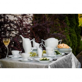 Σετ Τσαγιού 9τμχ Πορσελάνης Tric White CRYSPO TRIO 35.000.31