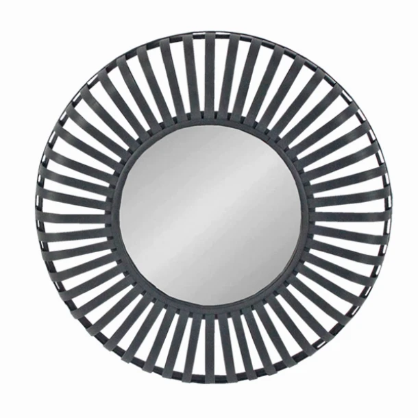 Καθρέπτης Τοίχου Bamboo Μαύρος Art Et Lumiere 8x70εκ. 14887